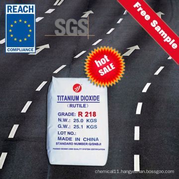 Excellent Long-Term Weatherability Titanium Dioxide for Road Sign Paint